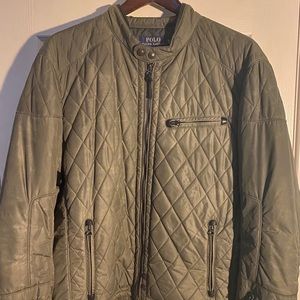 Polo Ralph Lauren Quilted Moto Cafe Racer Jacket